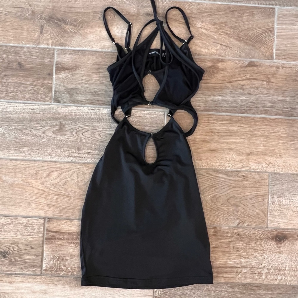 Pretty Little Thing Black Dress Size 2